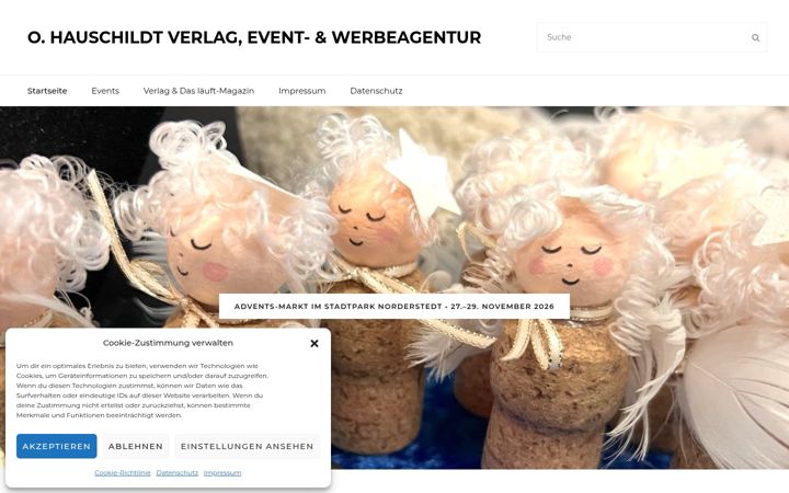 Screenshot of hauschildt-verlag.de