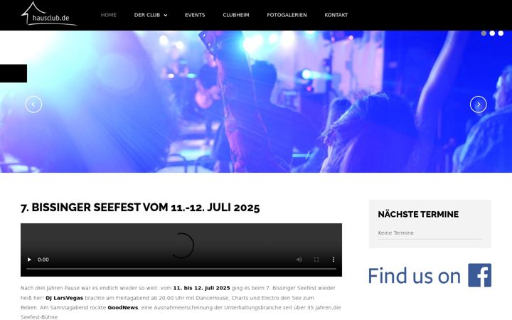 Screenshot of hausclub.de