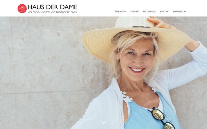 Screenshot of hausderdame.de