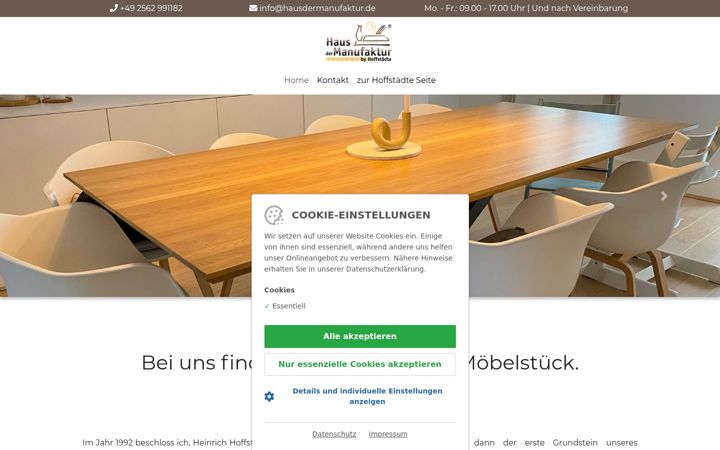 Screenshot di hausdermanufaktur.de