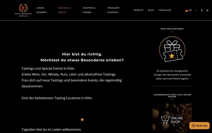 Screenshot di hausdermanufakturen.de
