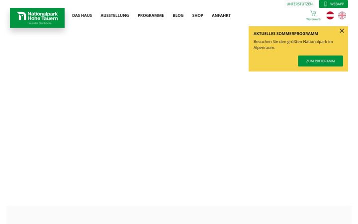 Screenshot of hausdersteinboecke.at