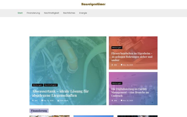 Screenshot of hauseigentuemer.com