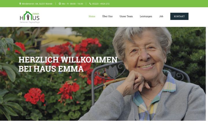 Screenshot of hausemma.de