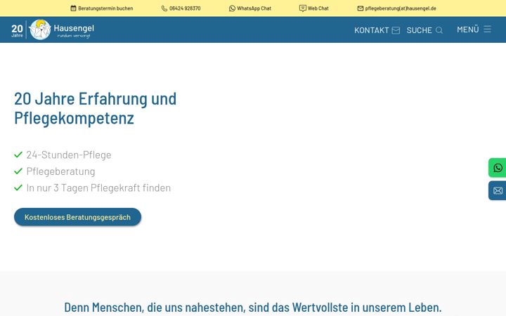 Screenshot di hausengel.de