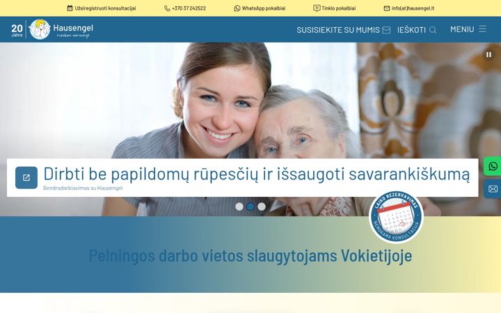 Screenshot of hausengel.lt