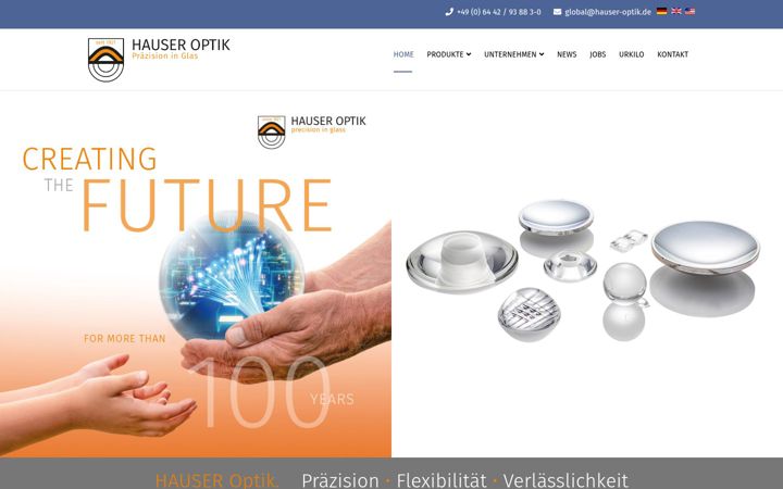 Screenshot di hauser-optik.de