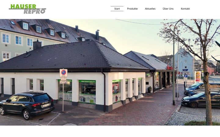 Screenshot di hauser-repro.de