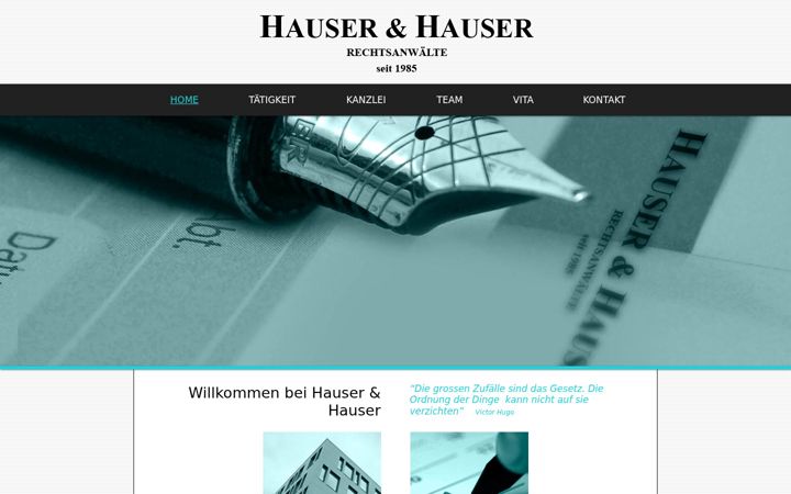 Screenshot of hauserhauser.at