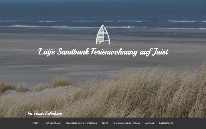 Screenshot of hauserholung-juist.com