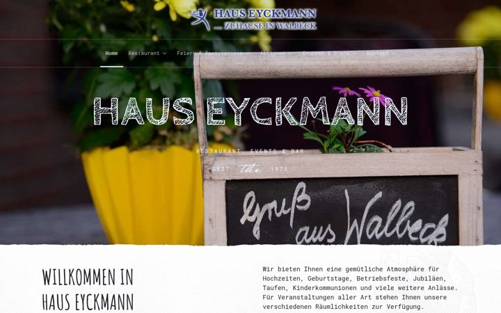 Screenshot von hauseyckmann.de