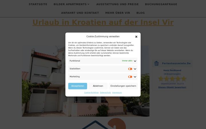 Screenshot of hausferdinand.de
