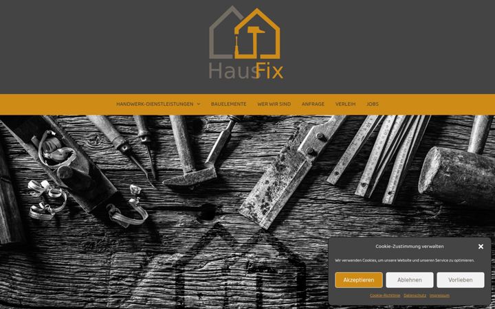 Screenshot of hausfix-northeim.de