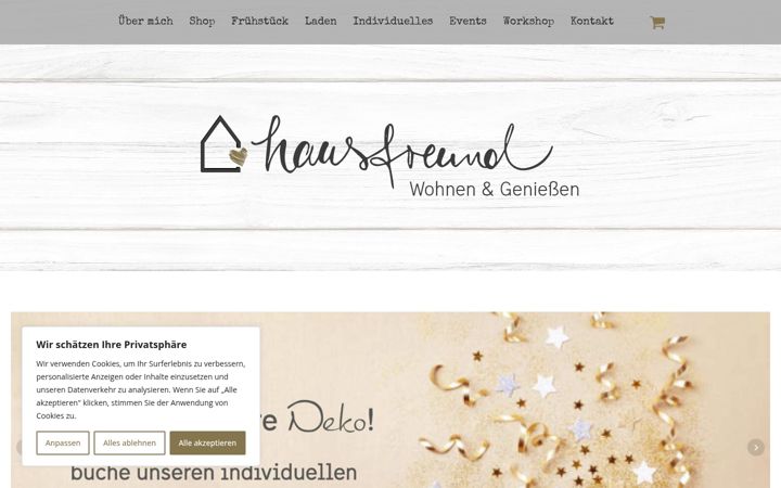 Screenshot di hausfreund-deko.de