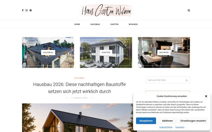 Screenshot of hausgartenwohnen.de