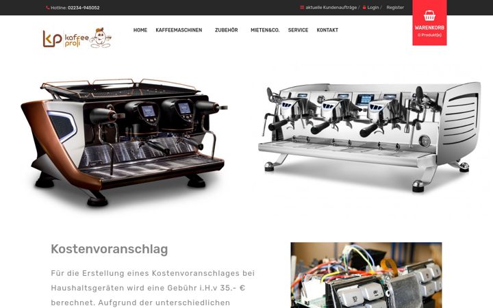 Screenshot di hausgeraeteengel.de