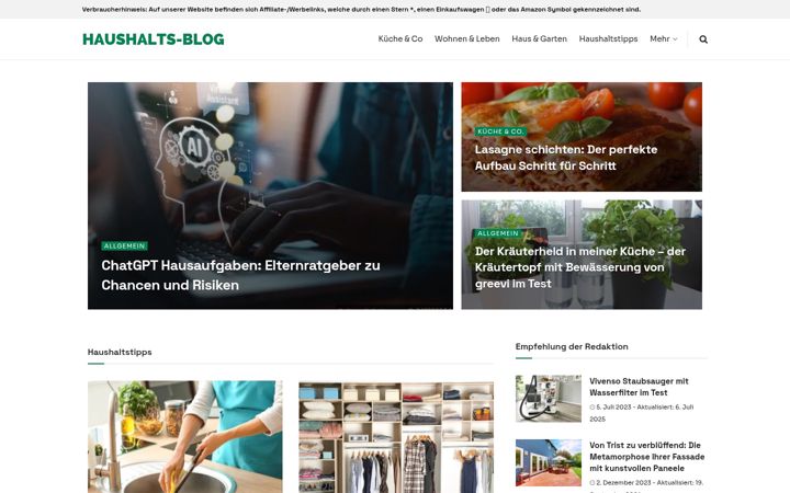 Screenshot of haushalts-blog.de