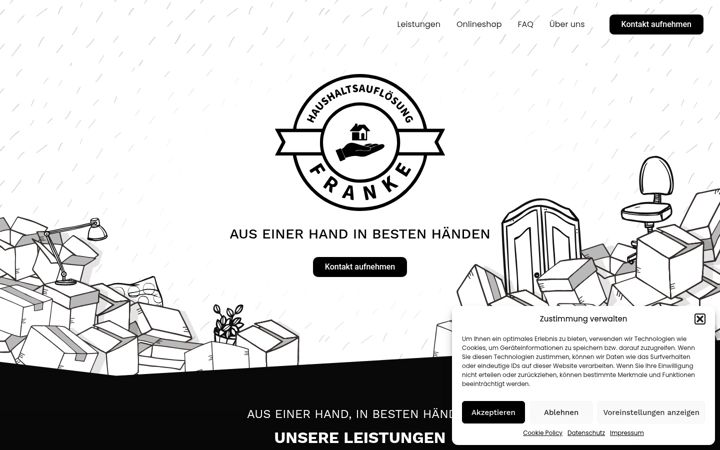 Screenshot di haushaltsaufloesung-franke.de
