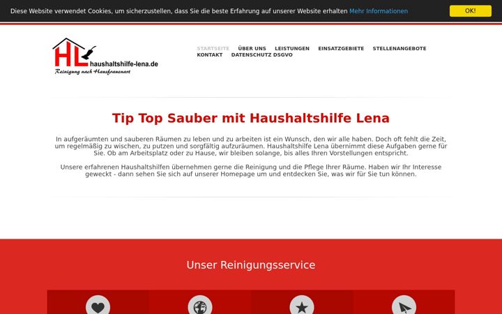 Screenshot of haushaltshilfe-lena.de