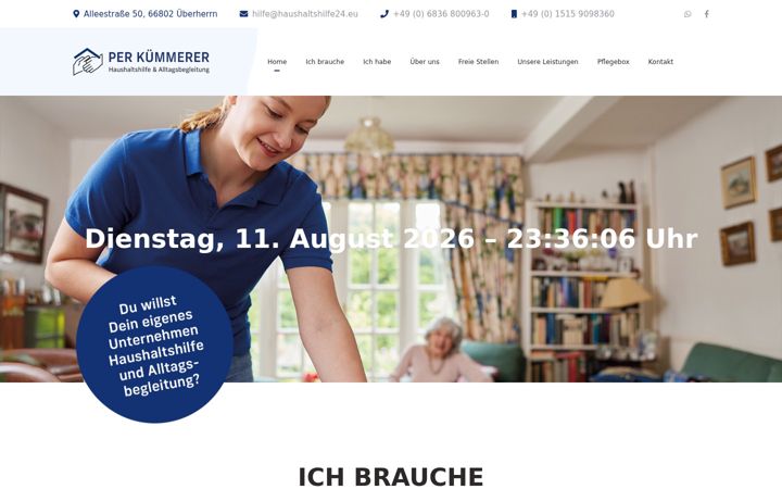 Screenshot of haushaltshilfe24.eu