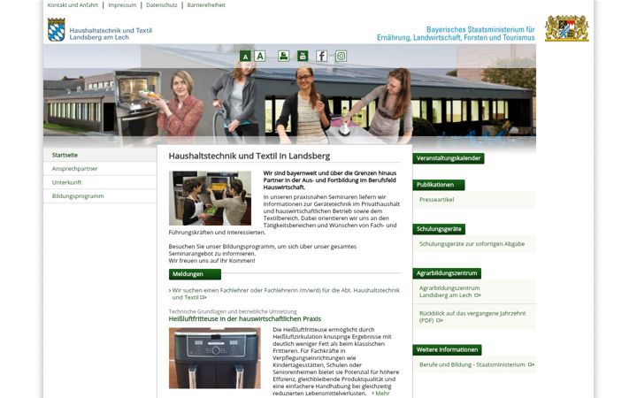 Screenshot of haushaltstechnik.bayern.de