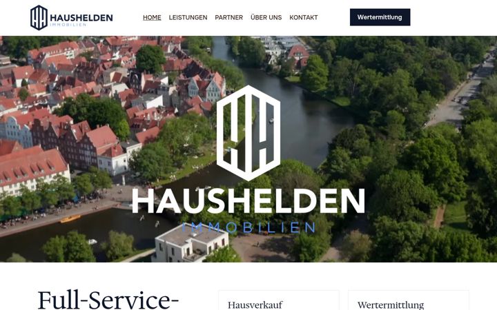 Screenshot di haushelden-immobilien.de