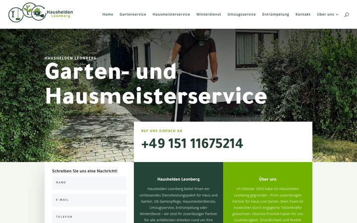 Screenshot di haushelden-leonberg.de
