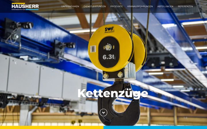 Screenshot of hausherr-kranservice.ch