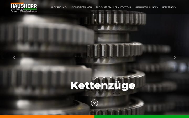 Screenshot of hausherr-krantechnik.ch