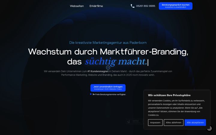 Screenshot of haushhaush.de
