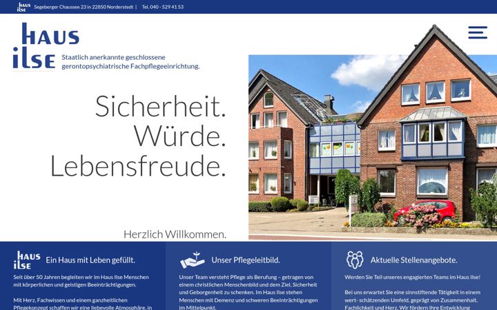 Screenshot of hausilse.com