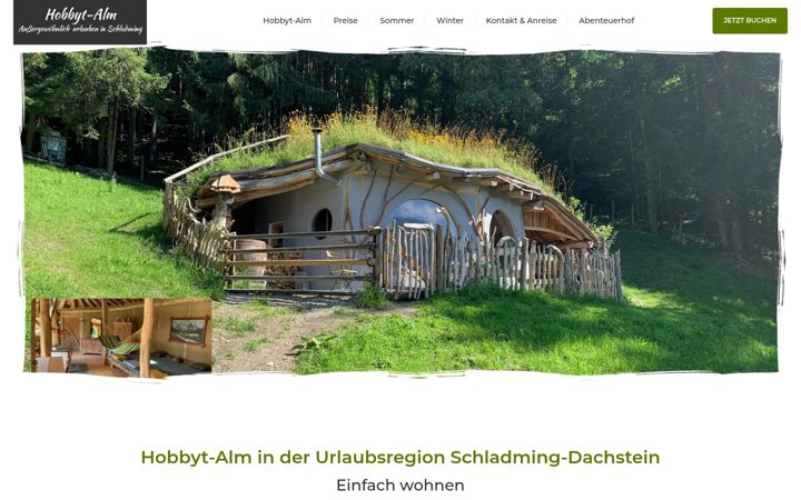 Screenshot of hausimennstal.at