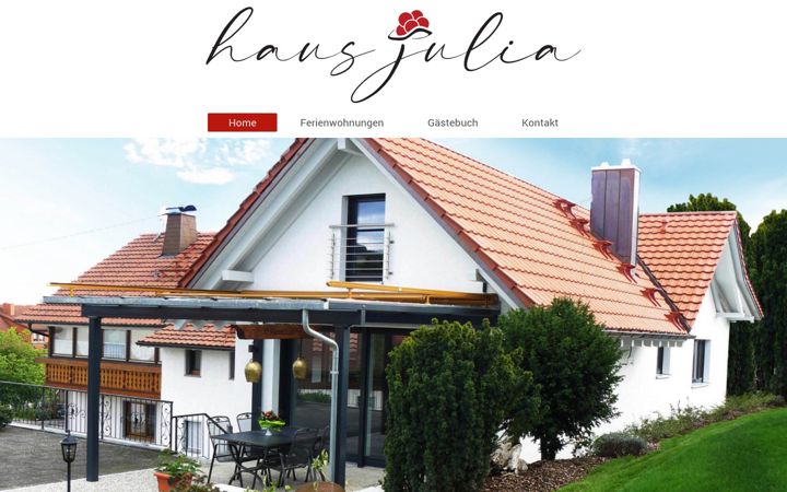Screenshot of hausjulia-erlebnisurlaub.de