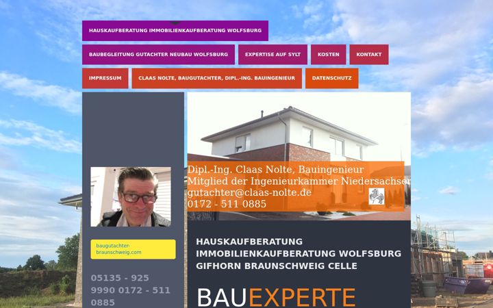 Screenshot di hauskaufberatung-wolfsburg.de