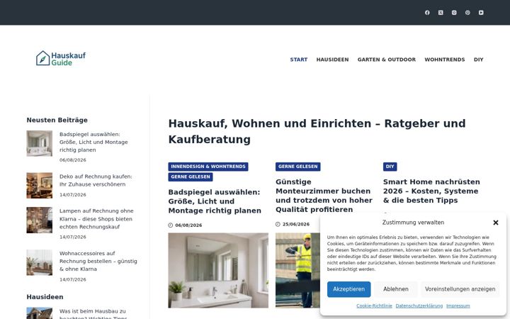 Screenshot of hauskaufguide.de