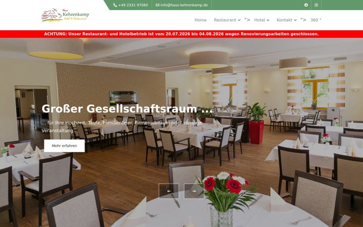 Screenshot of hauskehrenkamp.de