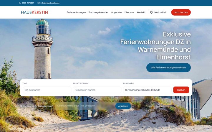 Screenshot of hauskerstin.de