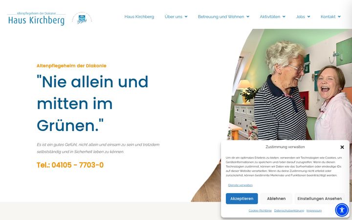 Screenshot of hauskirchberg.de