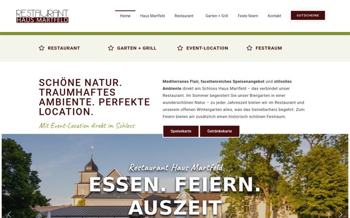 Screenshot of hausmartfeld.de