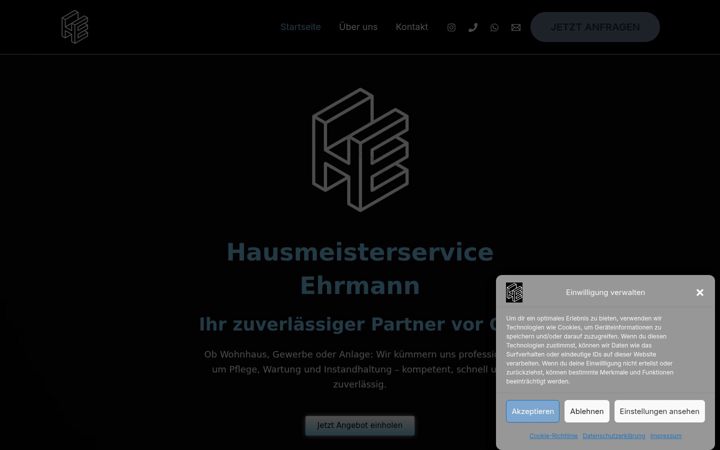 Screenshot of hausmeister-ehrmann.de