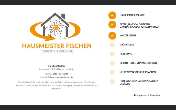 Screenshot of hausmeister-fischen.de