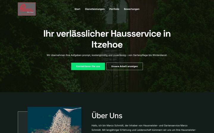 Screenshot di hausmeister-gartenservice-m-s.de