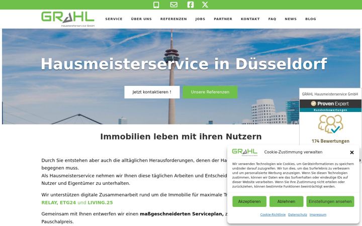 Screenshot of hausmeister-grahl.de