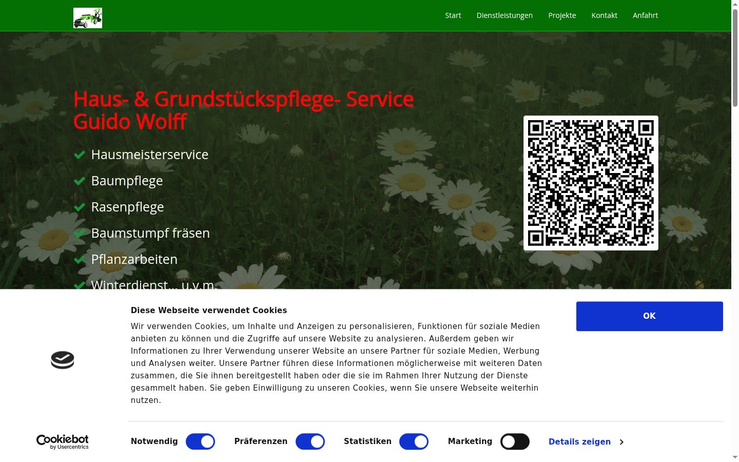 Screenshot tal-banner tal-kunsens muri qabel kwalunkwe interazzjoni