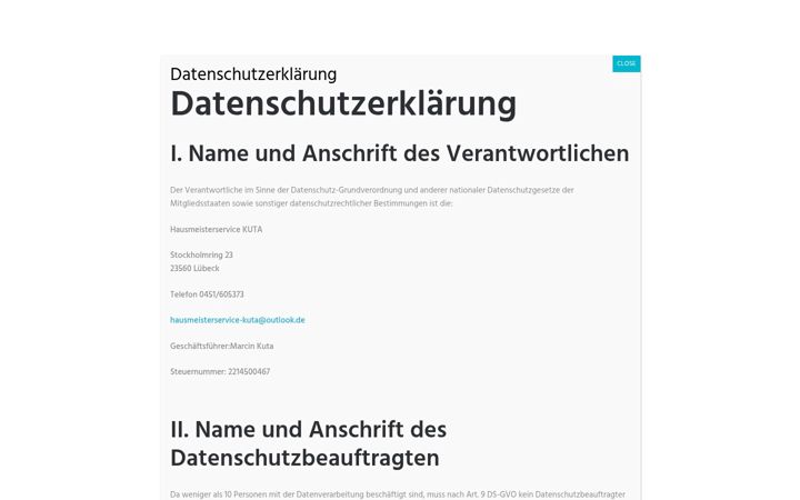 Screenshot di hausmeister-luebeck.de