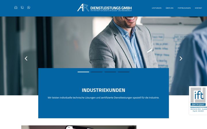 Screenshot di hausmeister-rosenheim.de