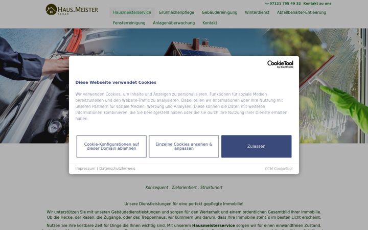 Screenshot of hausmeister-seiler.de