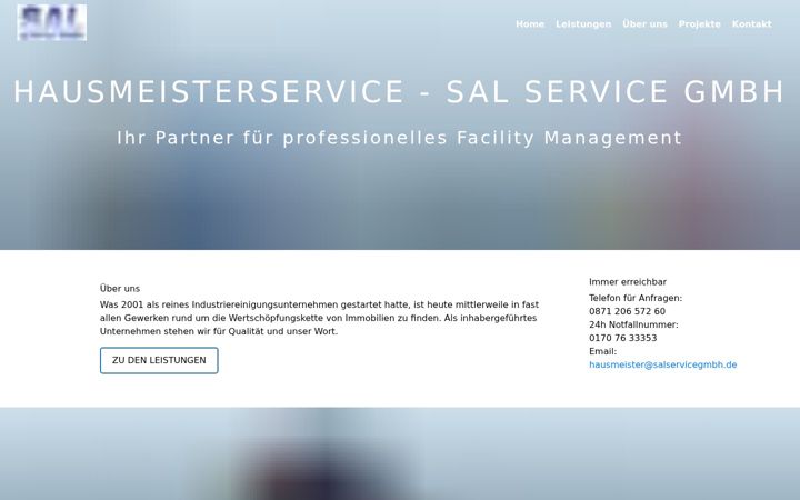 Screenshot of hausmeisterbayern.de