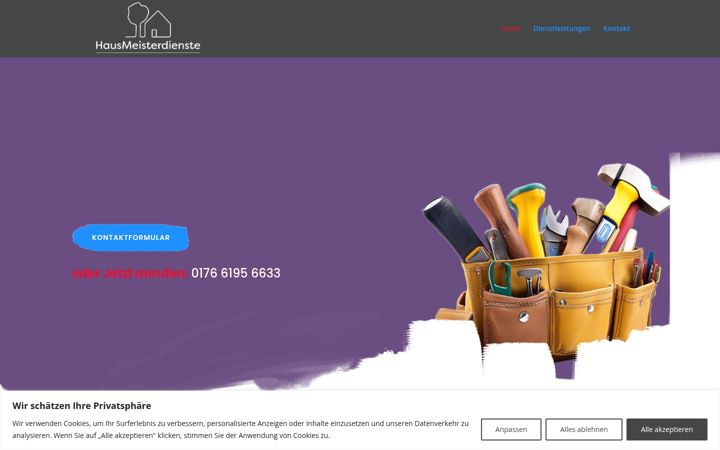 Screenshot of hausmeisterdienst-shabani.de