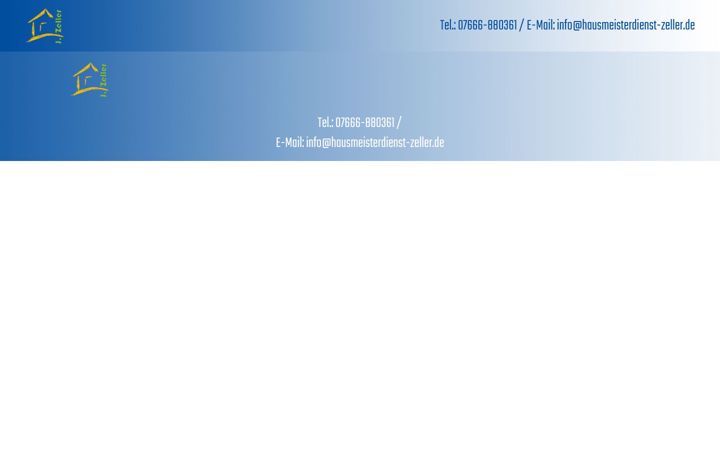 Screenshot of hausmeisterdienst-zeller.de